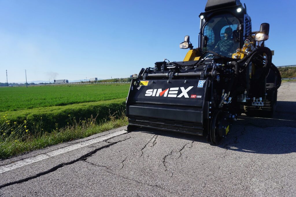 Simex ART 1000: la rigenerazione a freddo dell'asfalto